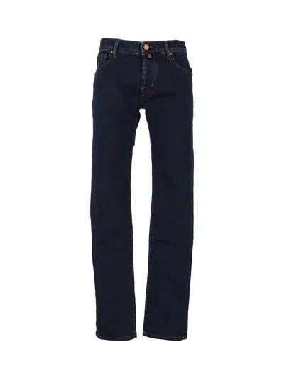 Jacob Cohen Pant 5 Pkt Slim Fit Nick In Blue