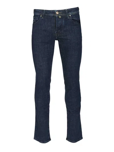 Jacob Cohen Pant 5 Pkt Slim Fit Nick R2 Salpa Verde 11 oz Jeans Blue