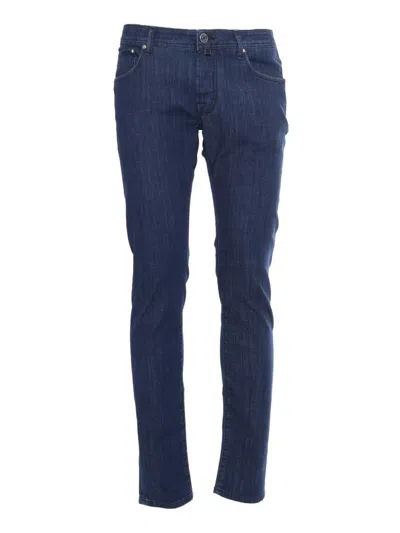 Jacob Cohen Pant 5 Pkt Super Slim Fit Nick Slim In Blue
