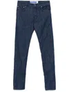 Jacob Cohen Pant 5 Pocket Slim Fit Bard Denim Blue Stretch In Blue