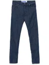 Jacob Cohen Pant 5 Pocket Slim Fit Bard Denim Blue Stretch In Blue