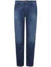 Jacob Cohen Pant 5 Pocket Slim Fit Bard Denim Blue Stretch By Jacob Co In Blue