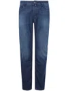 Jacob Cohen Slim Fit Trousers Five Pockets In Blue