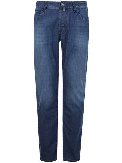 JACOB COHEN JACOB COHEN PANT 5 POCKET SLIM FIT BARD DENIM BLUE STRETCH CLOTHING