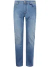 Jacob Cohen Slim Fit Trousers Five Pockets In Blue