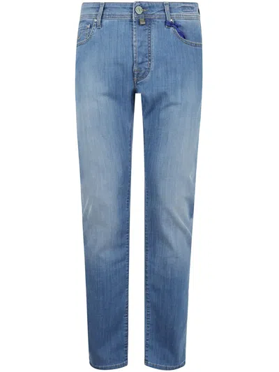 JACOB COHEN JACOB COHEN PANT 5 POCKET SLIM FIT BARD DENIM BLUE STRETCH CLOTHING