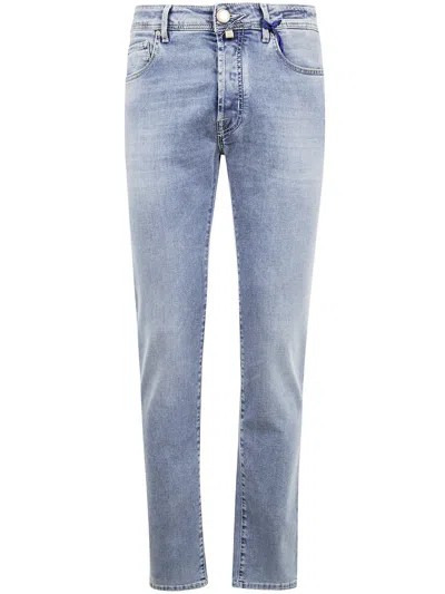 JACOB COHEN JACOB COHEN PANT 5 POCKET SLIM FIT BARD DENIM BLUE STRETCH CLOTHING