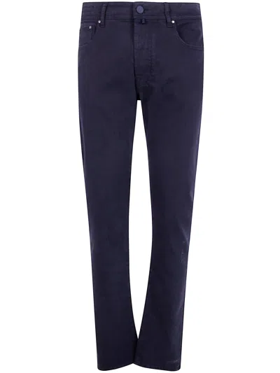 Jacob Cohen Pant 5 Pockets Slim Fit Bard Tr Trousers In Blue