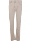Jacob Cohen Embroidered-pocket Trousers In Neutral