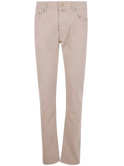 Jacob Cohen "pant 5 Pockets Slim Fit Bard Tr" Trousers In Neutral