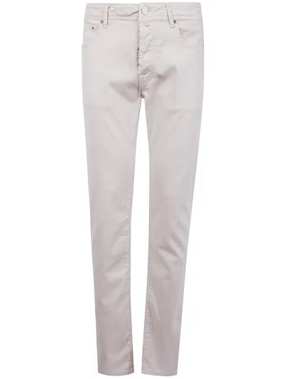 Jacob Cohen "pant 5 Pockets Slim Fit Bard Tr" Trousers In White