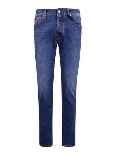Jacob Cohen Pant 5 Pockets Slim Fit Bard V1 Denim In Blue