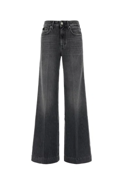 Jacob Cohen Pant 5pkt Wide Legpalazzo High Risejackie - Vint In Black