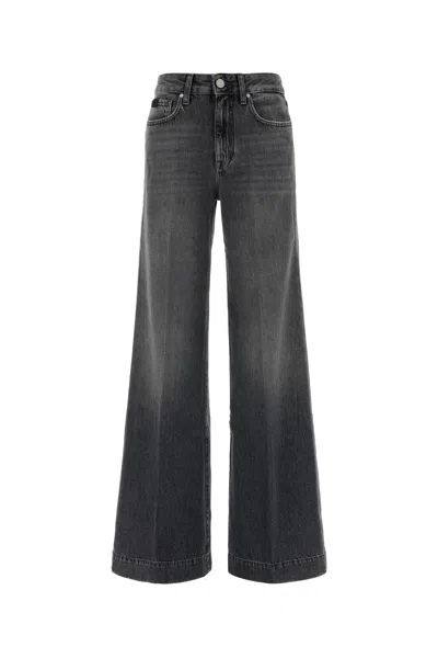 Jacob Cohen Pant 5pkt Wide Legpalazzo High Risejackie - Vint In Gray