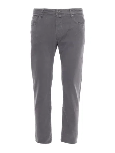 Jacob Cohen Pantalone 5 Tasche In Gray