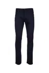 Jacob Cohen Skinny-fit Wool-blend Trousers In Blu