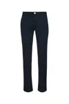 Jacob Cohen Trousers Back Pockets Belt Loops Side Pockets In Navyblue