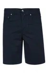 Jacob Cohen Trousers With Back Pockets And Metal Rivets In Navyblue