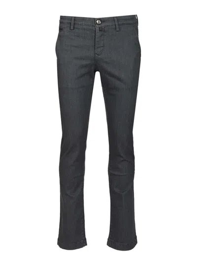 Jacob Cohen Pantalone Slim Fit Bobby R1 10,5 Grigio Trousers Grey In Gray