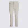 Jacob Cohen Trousers With Belt Loops And Pockets In Neutral