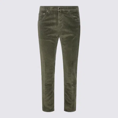 JACOB COHEN JACOB COHEN GREEN COTTON CARROT SCOTT PANTS