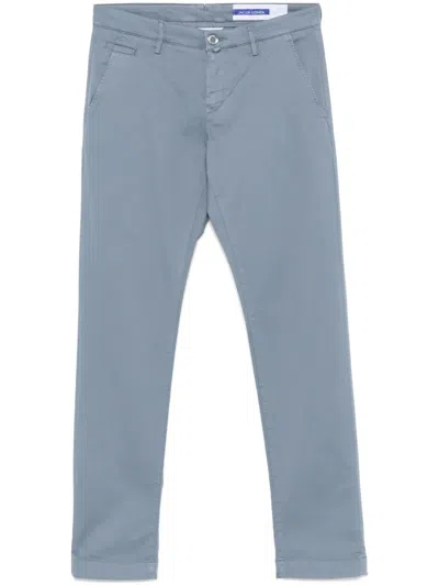 Jacob Cohen Trousers In Blue