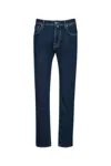 Jacob Cohen Blue Cotton Jeans & Pant