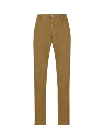 Jacob Cohen Belt-loop Casual Pants In Brown