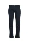 Jacob Cohen Trouser With Belt Loops And Pockets In Blue