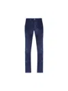 Jacob Cohen Logo-patch Jeans In Blue