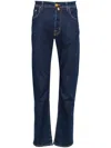 Jacob Cohen Blue Cotton Jeans & Pant In 709d