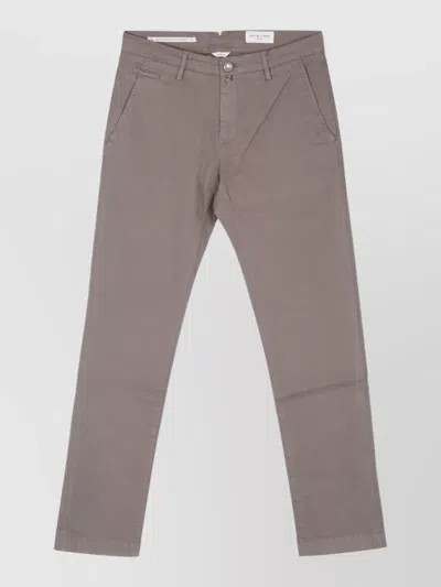 Jacob Cohen Pants Belt Loops Back And Front Pockets In Pink