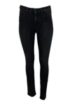 Jacob Cohen Kimberly Skinny Fit Jeans In Super Stretch Denim In Black
