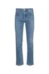 Jacob Cohen Jeans With Belt Loops In Blue