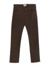 Jacob Cohen Button-fly Trousers In Brown