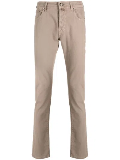 Jacob Cohen Trousers In Brown