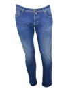 Jacob Cohen Trousers Denim In Denim