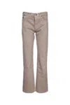 Jacob Cohen Denim Trousers Belt Loops In Gray