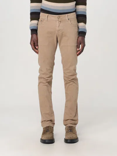 Jacob Cohen Pants  Men Color Beige In Beige