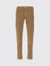 Jacob Cohen Corduroy Trousers With Pockets And Loops In Brown