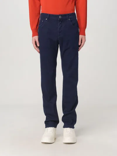 Jacob Cohen Trousers  Men Colour Blue 1 In Blau 1