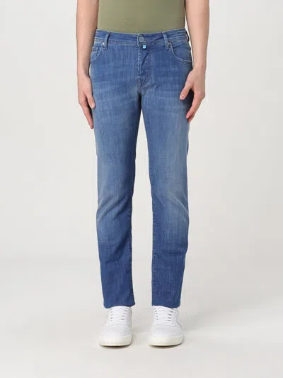 Jacob Cohen Trousers  Men Colour Blue