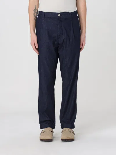 Jacob Cohen Trousers  Men Colour Blue