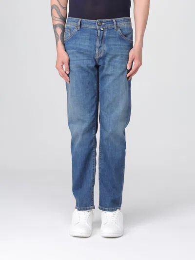 Jacob Cohen Trousers  Men Colour Blue