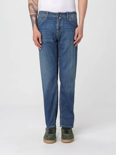 Jacob Cohen Trousers  Men Colour Blue