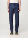 Jacob Cohen Blue Slim Five Pockets Jeans With Logo Patch In Blau