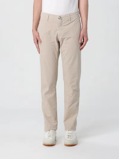Jacob Cohen Trousers In Champagne