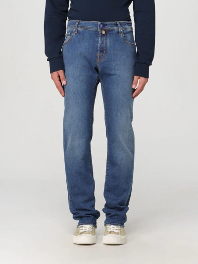 JACOB COHEN PANTS JACOB COHEN MEN COLOR DENIM,G06047028