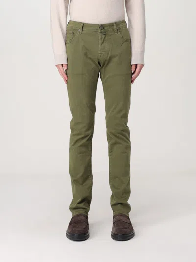 Jacob Cohen Pants  Men Color Green In Grün