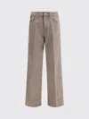 Jacob Cohen Grace Wide 5 Pocket Jeans In Brown